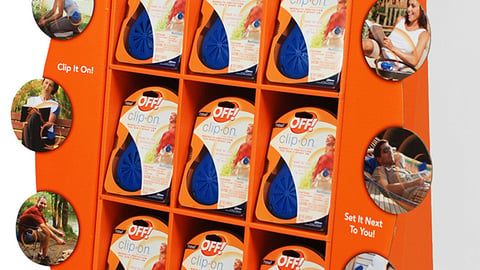 OFF! Clip-On Floor Display