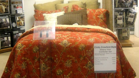 Cindy Crawford Style Bedding Vignette