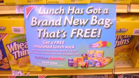 Kroger/Nabisco Back-to-School Sign