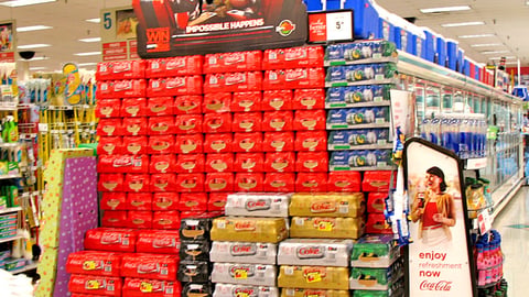 Coca-Cola Winn-Dixie Football Endcap