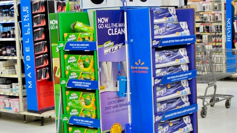 Swiffer Walmart Pallet Display