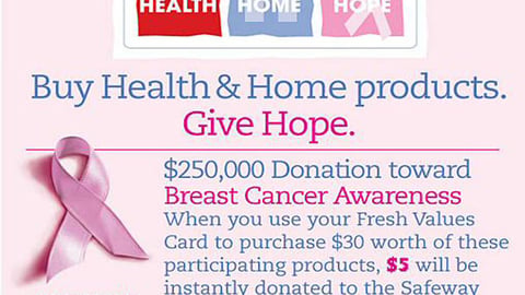 Dominick's Breast Cancer Feature
