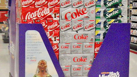 Coke Walmart Black History Month Pallet