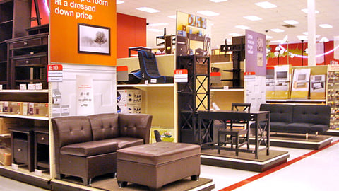 Target Furniture Endcaps