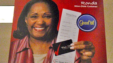 Winn-Dixie 'Good 'Til Spring' Ceiling Sign