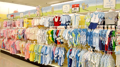 Kmart Small Wonders Apparel Gondola