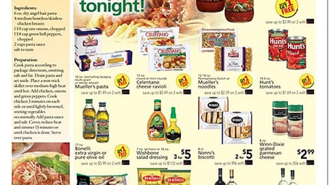 Winn-Dixie 'Have Italian Tonight' Feature