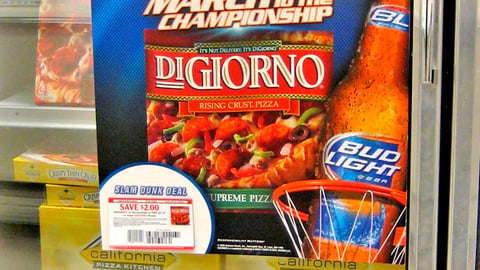 Bud Light, DiGiorno 'Slam Dunk' Cooler Cling