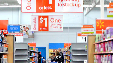 Walmart '$1 or Less' Aisle