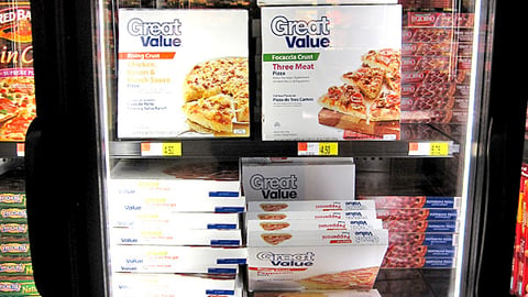 Walmart Great Value Pizza Packaging