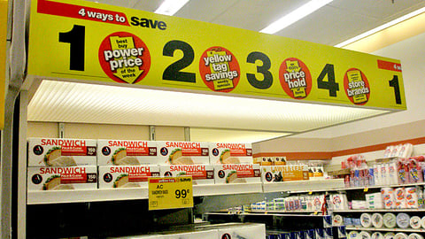 Pathmark '4 Ways to Save' Endcap Header