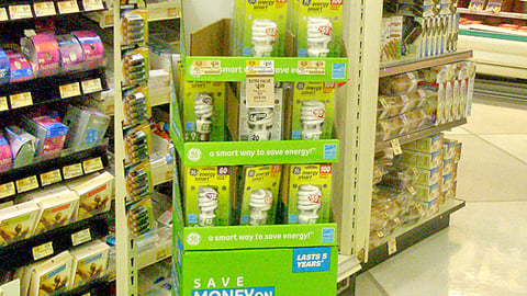 GE CFL Reusable Bag Floorstand