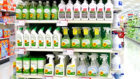 Target Eco-Friendly Cleaner Endcap