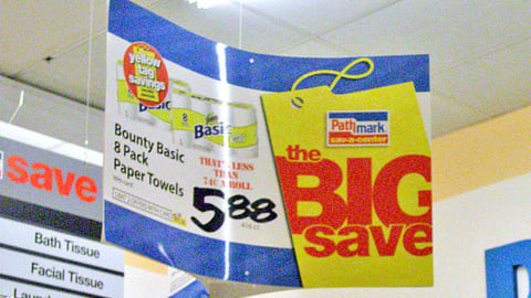 Pathmark 'Big Save' Ceiling Mobile