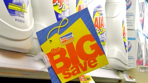 Pathmark 'Big Save' Shelf Sign