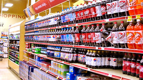 Kroger Refreshment Center Soda Aisle