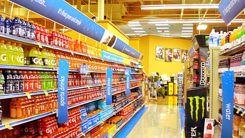 Kroger Refreshment Center Water Aisle