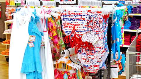 Walmart OP Girls Apparel Rack