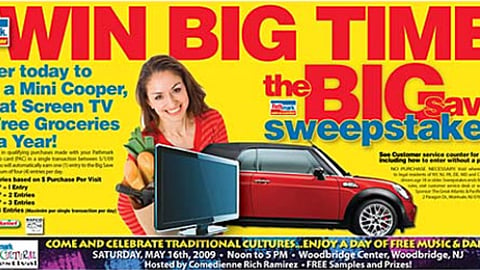 Pathmark 'Big Save' Sweeps Feature