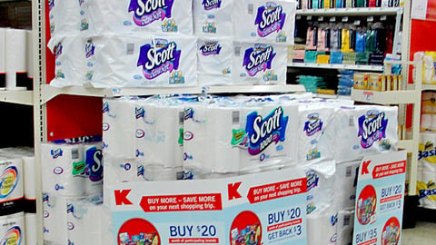Kmart 'Buy More, Save More' Scott Endcap