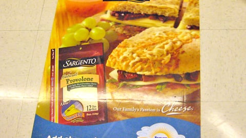 Sargento Kroger Dairy Month Floor Cling