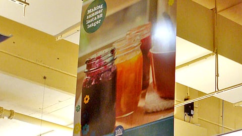 Whole Foods 'Summer Tastes Like' Ceiling Sign