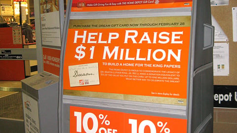The Home Depot Promotional Stanchion