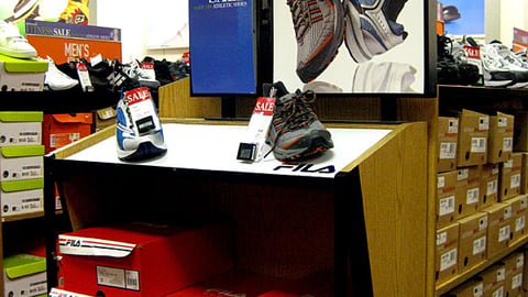 Kohl's Fila Sport Shoe Endcap