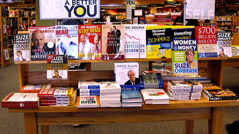 Borders 'Build a Better You' Table Display