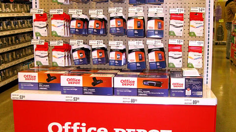 Office Depot Ink & Toner Endcap
