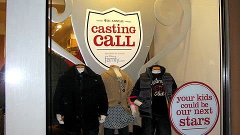 GapKids 'Casting Call' Window Display