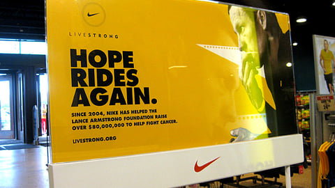Nike Livestrong 'Hope Rides Again' Header