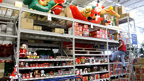 Lowe's Christmas Aisle
