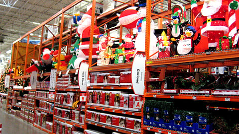Home Depot Holiday Department