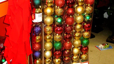 Home Depot Holiday Accents Ornaments Quarter-Pallet