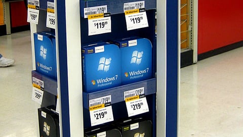 Microsoft 'Windows 7' Floorstand