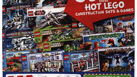 Toys "R" Us 'Hot Lego' Circular Cover