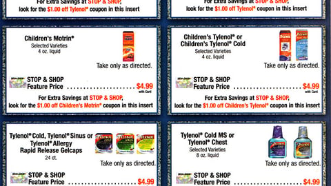 McNeil/Stop & Shop Co-Equity FSI