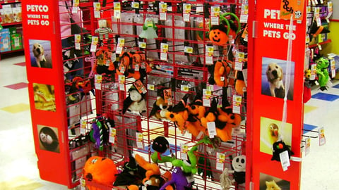 Petco Halloween Merchandising