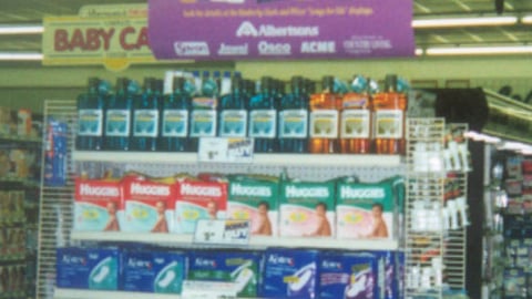 Albertsons Songs For Life Kimberly-Clark Endcap
