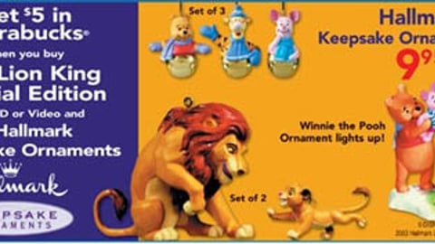 CVS/Hallmark 'Lion King' Feature