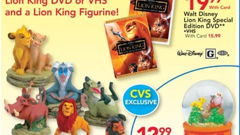 CVS 'Lion King' Feature
