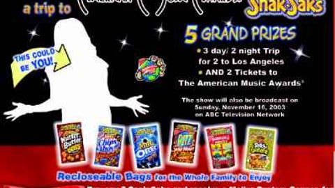 Meijer/Nabisco Snak Saks Sweeps