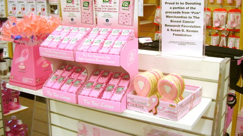 Linens 'N Things 'Pink' Display