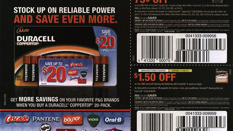 Duracell 'More Savings' FSI
