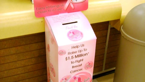 Yoplait 'Save Lids' Collection Box