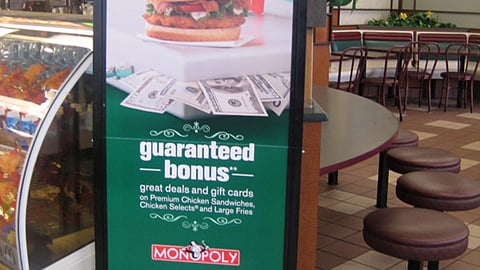 McDonald's Monopoly Stanchion