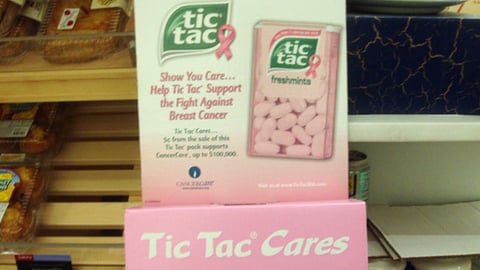 Tic Tac Cause Marketing Header