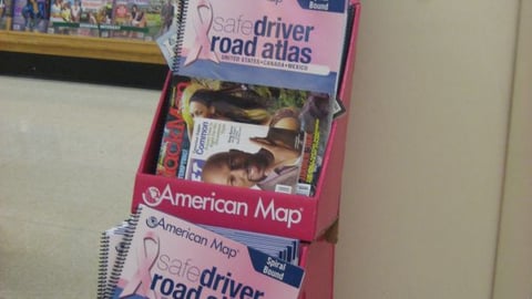 American Map Cause Marketing Shipper