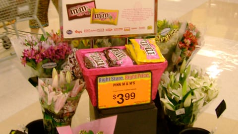 M&M's/Kroger Breast Cancer Awareness Display